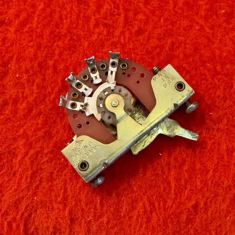 Fender Stratocaster 5 way guitar pickup switch selector 1975 - CRL original vintage USA image 1