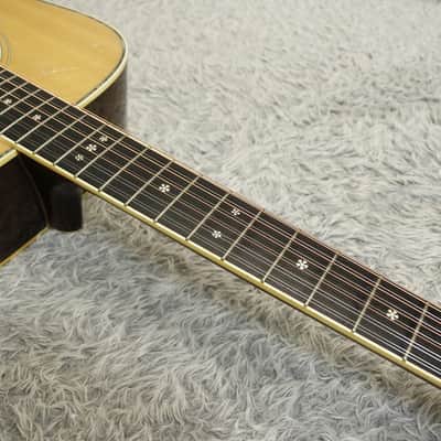 Vintage 1980's made Orange Label Yamaha  FG12-350 12strings Acoustic Guitar  Made in Japan image 3