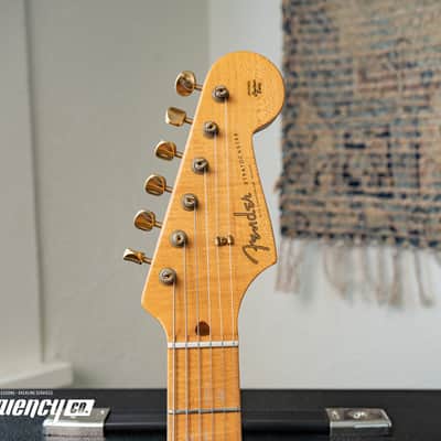 Fender Custom Shop Limited Edition 1956 Stratocaster in White Blonde with a AA Flamed Maple Neck - 2011 image 11