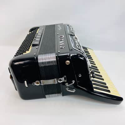 VTG Titano Palmer Converter Grand Piano Accordion Black LMH 41 Keys 120 Bass image 10