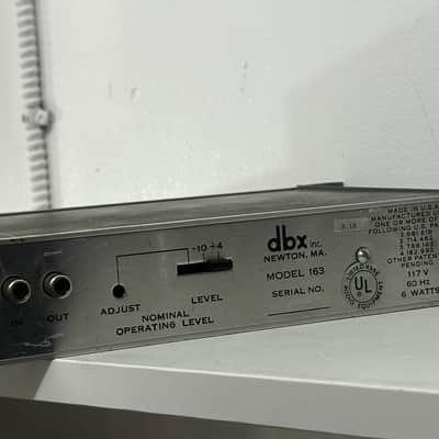 dbx 163 Compressor / Limiter Pair 1980s - Black image 7