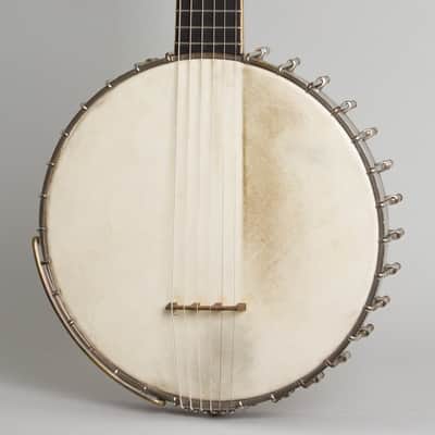 Fairbanks/Vega Tu-Ba-Phone Guitar Banjo (1920), ser. #47716, black tolex hard shell case. image 3