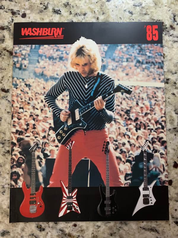 Washburn Catalog 1985 B-70 B-50 Sarzo HM-20 RR-11 image 1