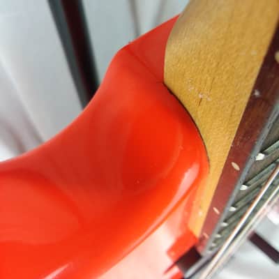 Charvette 100 by Charvel - 1990 Neon Orange image 6
