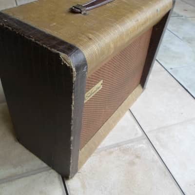 Silvertone Model 1333 12-Watt 1x12 Guitar Combo 1950s - 2-Tone Alligator Tweed image 4