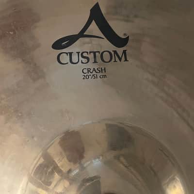 Zildjian 20" A Custom Crash Cymbal 2004 - Present - Brilliant image 2