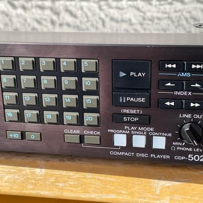 Vintage Sony CDP-502ES Compact Disc Player 802 - Black image 5