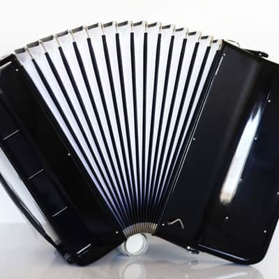 NEW Weltmeister Romance 703 Button Accordion, made in Germany, 96 Bass buttons, 5 Row Accordion B Griff, Black, Straps and Case, Shipping from USA image 8