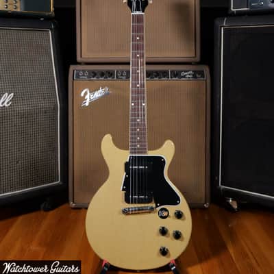 2017 Gibson Custom Shop Historic 1960 Les Paul Double Cut Special TV Yellow Reissue image 2