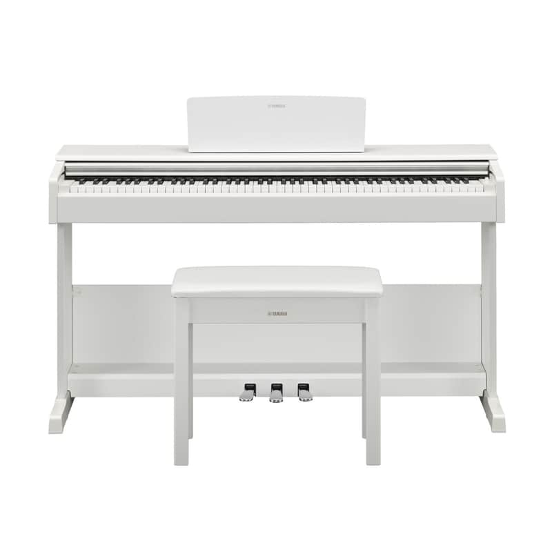 Yamaha Arius YDP-105 88-key Digital Piano with 3-pedal Unit and Bench (White) image 1