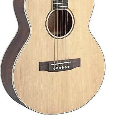 James Neligan ASY-A Auditorium Mahogany Neck 4/4 Size Solid Spruce Top 6-String Acoustic Guitar image 2