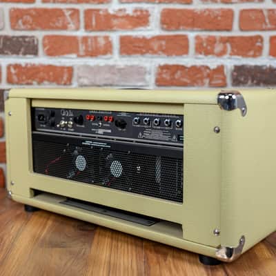 PRS DG Custom 30 David Grissom 30-Watt 2x12" Guitar Half Stack 2014 Blonde / Cherry image 8