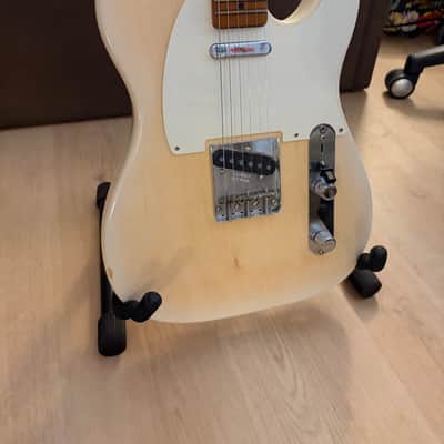 Vtt Relics Partscaster- MJT refin, Fender Jimmy Page pickups - White Blonde Nitro image 2