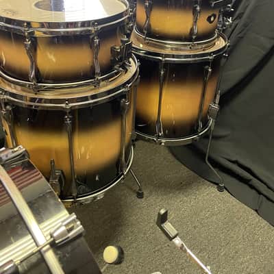 Tama Superstar Hyperdrive 5pc Drum Set - Dark Desert Burst image 10