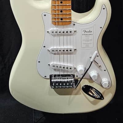 Fender Standard Stratocaster Electric Guitar - Olympic White 2025 image 1