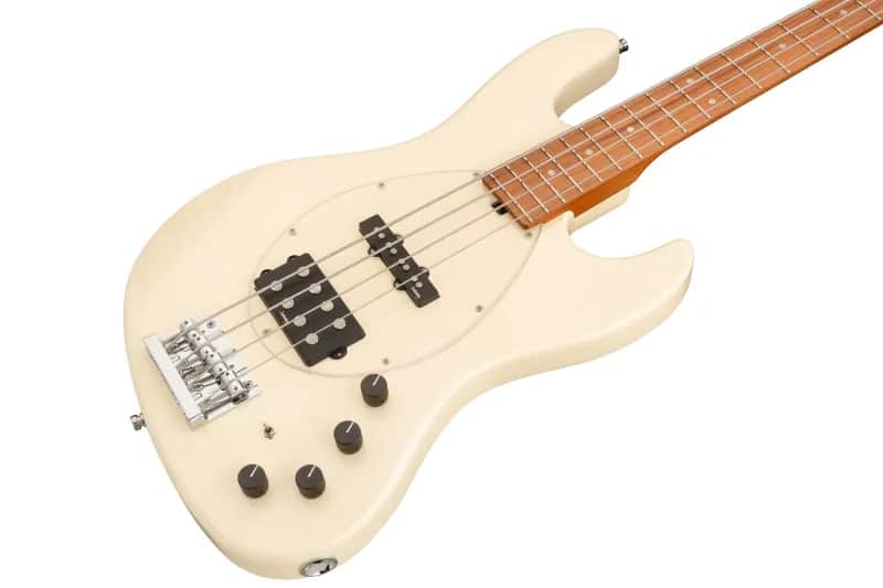 Sadowsky MetroExpress 21-Fret Vintage M/J Bass, Morado Fingerboard, 4-String - Solid Olympic White High Polish image 1