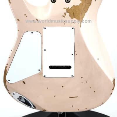 Charvel Charvel Pro-Mod Rick Graham Signature DK24 2PT - Worn Shell Pink Serial#: MC25005193 image 4