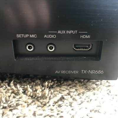 Onkyo TX-NR686 7.2-Ch WiFi Hi-Res 4K UHD Network AV Dolby Atmos Receiver w/ Remote, set up microphone, AM & FM Antennas image 4