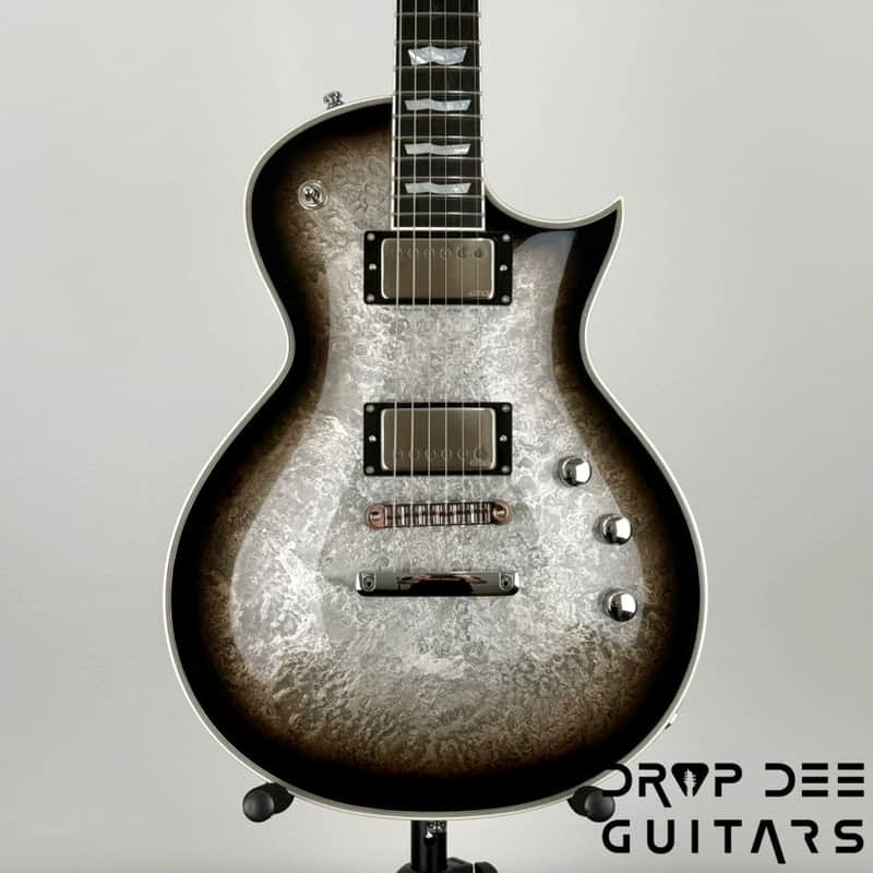 ESP Original Series Eclipse Custom Electric Guitar w/ Case - Silver Liquid Metal Burst image 1