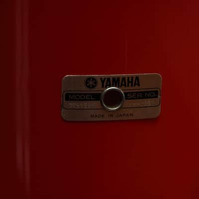 Yamaha Recording Custom 9000 - hot red 13x11 rack tom image 8
