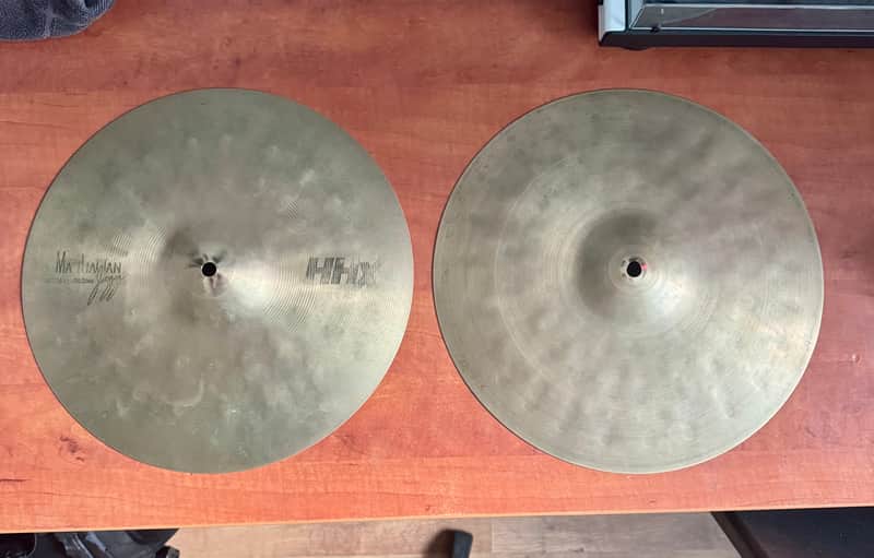 Sabian 14" HHX Manhattan Jazz Hi-Hat Cymbals (Pair) 2001 - 2019 - Natural image 1