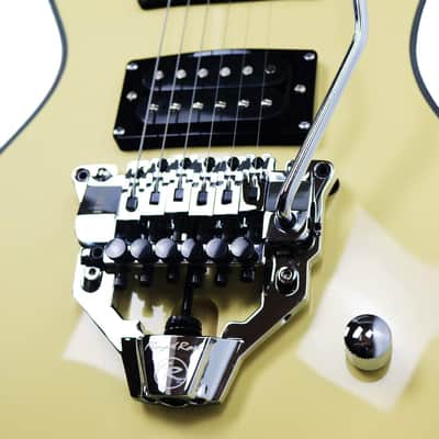 Sawtooth Heritage H70C Guitar, Floyd Rose FRX, Ebony Fretboard, Antique White image 4