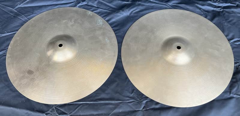 Pre Serial Paiste 602 14" Hi-Hats 810/885 Grams - Natural Finish (ID-Lot-11) image 1