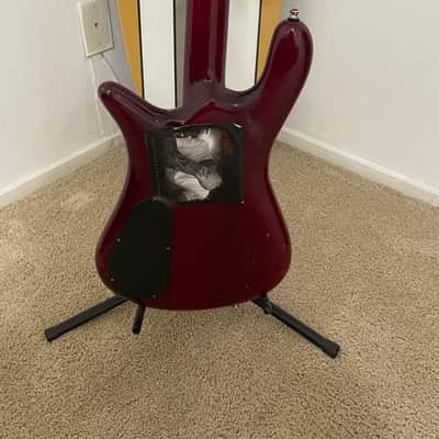 Spector NS-4CR owned by PJ Farley , Trixter, Fozzy, etc ? - Red wine quilted image 11