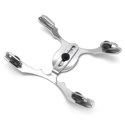 Crush X-Mount Tom Suspension Mount 8x6, Chrome (w/o Bracket) image 2