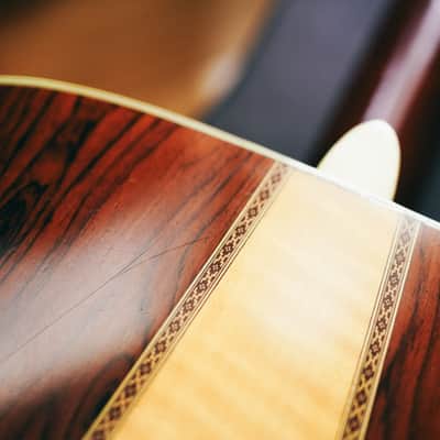 1970s Morris W-50 – Made in Japan | Rare 3-Piece Back | Martin D-45 Style | Good Condition | Hard Case image 20