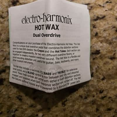Electro-Harmonix Hot Wax Dual Overdrive 2017 - Present - White image 10