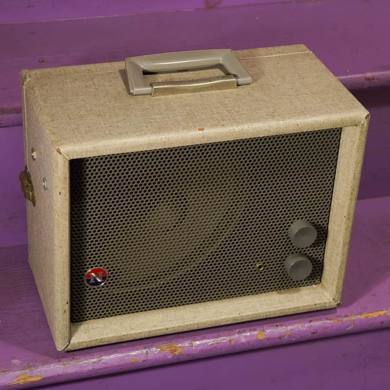 1950s Newcomb M-9 Small Tube Amp Combo (VIDEO! Fresh Service) image 1