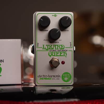 Electro-Harmonix / JHS Nano Lizard Queen Octave Fuzz 2023 - Present - Silver / Green image 1