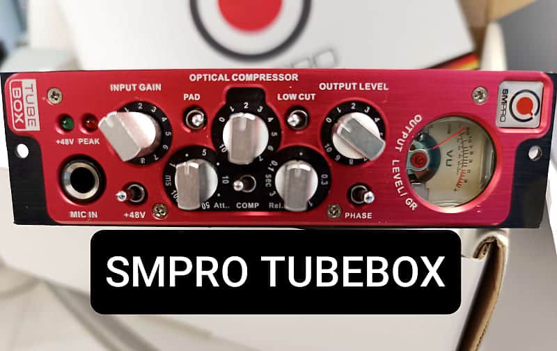SM PRO Audio Tube Box: Tube preamp + Optical compressor image 1