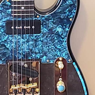 Custom Designed & Crafted "Tele" Style w/Western Tolex Serial #037- "Centauri" Klon by Harby included $169 value! image 7