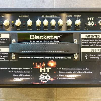 Blackstar HT-20R MKII 2-Channel 20-Watt 1x12" Guitar Combo with Reverb 2019 - Present Black image 2