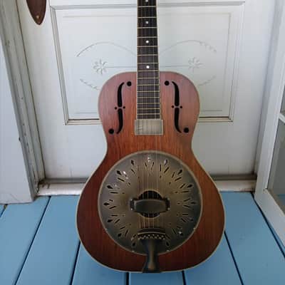 National El Trovador 2008 Mike Dowling Case Reso Mahogany image 15