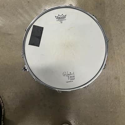 Pearl CS1450 Chad Smith Signature 14x5" Steel Snare Drum 2010s - Black Nickel image 2