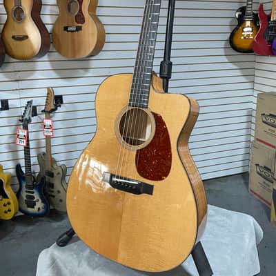 Bourgeois GACCB/DE-KOA-LE Acoustic Guitar - Natural w/OHSC & PLEK*D #245 image 6