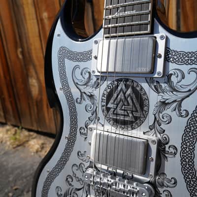 Wylde Audio IronWorks Barbarian - Black Burst 6-String Electric Guitar image 7