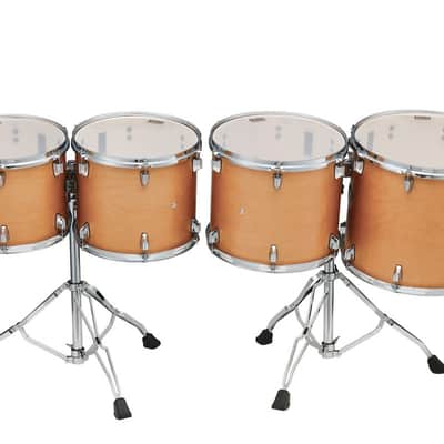 Tama CCLT4H-VAM High-Pitched Concert Tom Set 4 pcs. - Vintage Antique Maple/Chrome HW image 5