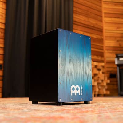 Meinl Cajon Headliner Drum Pacific Blue Fade MCAJ100BK-PBF image 4
