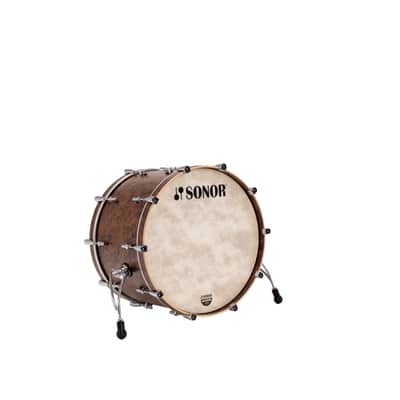 SONOR *Pre-Order* Momentum Birch Series 24x15.25" California Burl Semi Gloss Veneer Bass Kick Drum | NEW | Special Order | Authorized Dealer image 1