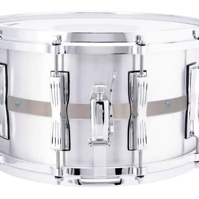 Ludwig Slotted Coliseum Snare Drum - 8 inches x 14 inches, Cast Aluminum, Limited Edition image 2