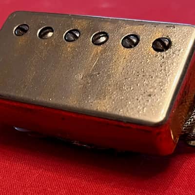 Vintage Gold Gibson Patent Number Sticker Pickup - 1960's/1970's? Post PAF - For Les Paul ,ES335, SG - REDUCED PRICE (as is) image 7