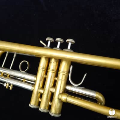 Vincent Bach Stradivarius 43 raw brass ML trumpet mouthpiece case Gamonbrass image 12