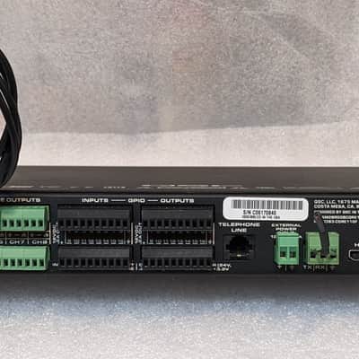 QSC Q-Sys Core 110f - Programmable Network Audio Processor DSP Mixer EQ USB Analog Dante IO Multi-Effects image 1