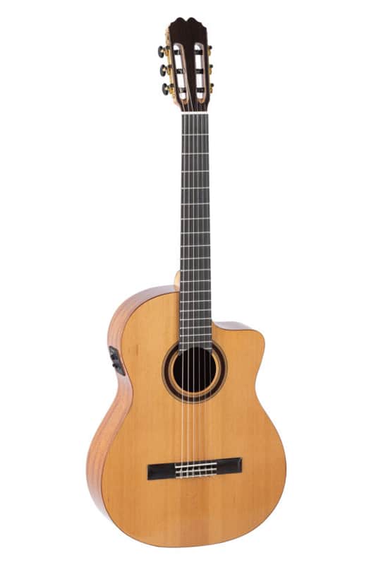Admira Granada ECF cutaway Acoustic-Electric classical nylon string guitar with solid cedar top MADE in SPAIN image 1