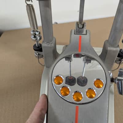 Pearl P3002D Eliminator Demon Direct-Drive Double Bass Drum Pedal 2010s - Silver / Grey image 9