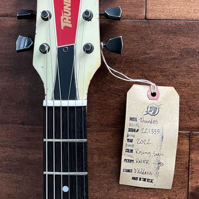 Rock N Roll Relics Thunders SC Electric Guitar Custom Rising Sun 221333 image 9